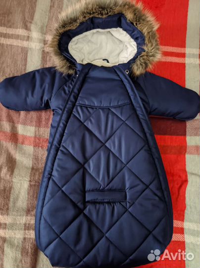 Конверт на выписку зимний для мальчика