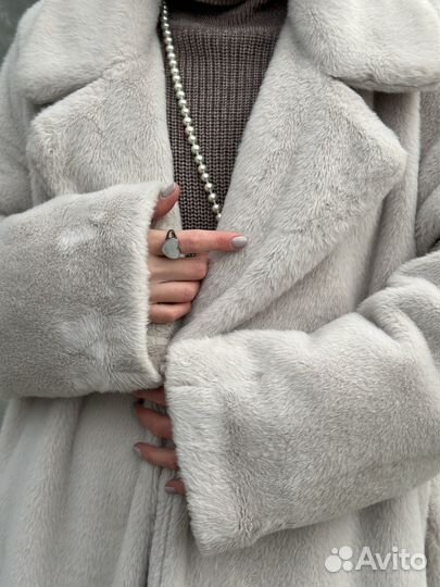 Шуба из эко меха