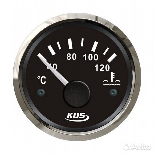 Указатель температуры двигателя 40-120 гр., черный