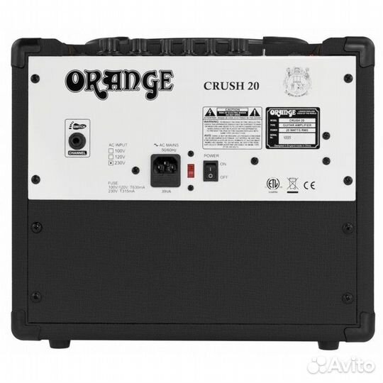 Orange crush 20 BK - комбоусилитель для электрогит