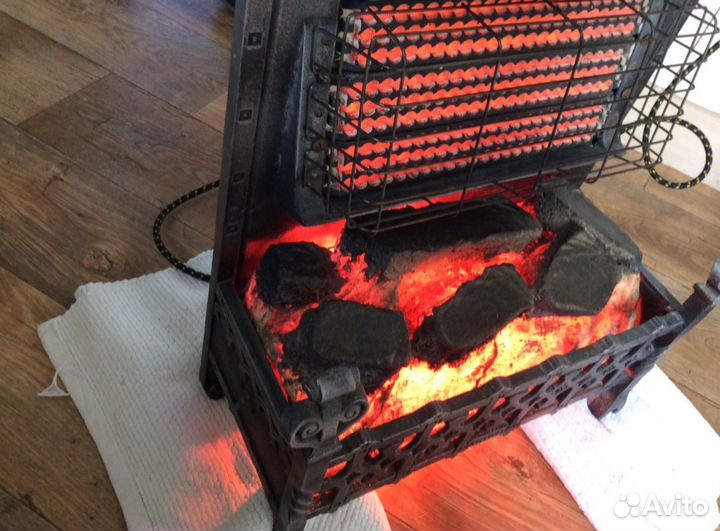 Винтажных камин электро обогреватель Англия 1960г