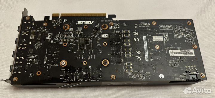 Видеокарта gtx 1060 6gb asus