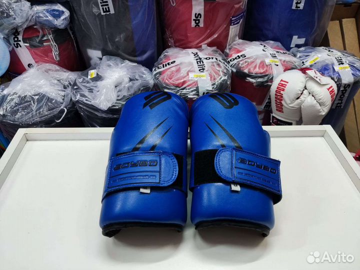 Перчатки для тхэквондо GTF-ITF BoyBo синие