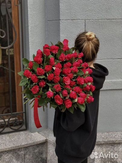 Роза 50 см Кения цветы букеты с доставкой