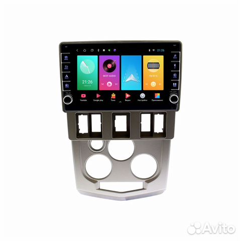Магнитола Renault Logan 2004-2009 с крутилками