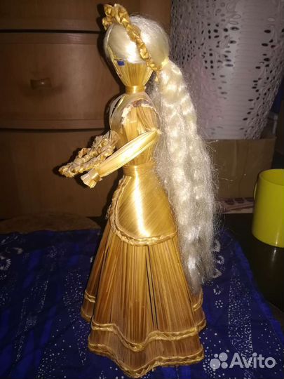 Соломенная кукла ретро винтаж СССР, 78 фотопостер