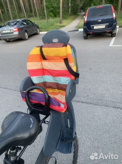 Детское велокресло заднее