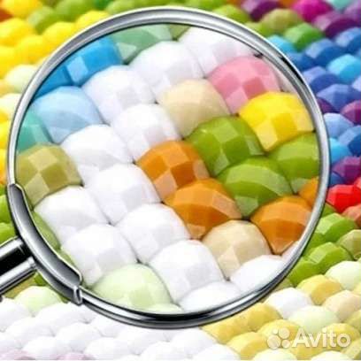 Алмазная мозаика. Сибирский хаски 40х50 см