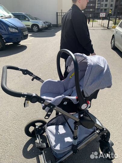 Коляска luxmom 555 2в1