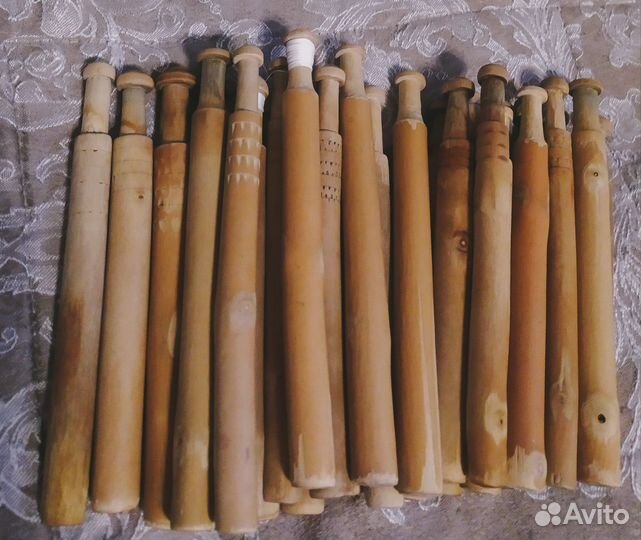Коклюшки для кружевоплетения старинные