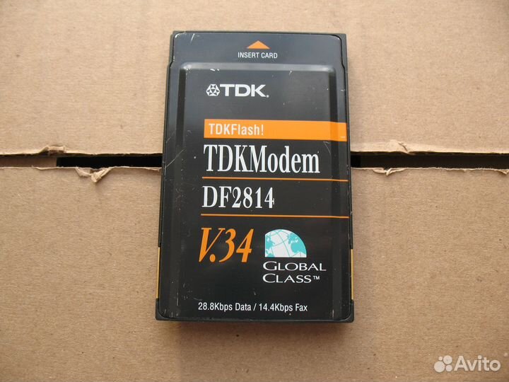 Pcmcia TDK Modem DF2814 V.34 PC card