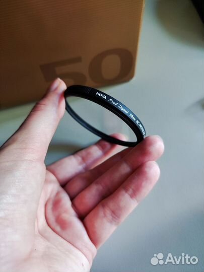 Объектив Nikon AF-S 50mm f/1.4G c фильтром hoya
