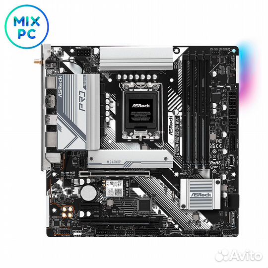 Материнская плата LGA1700 ASRock B760M Pro RS/D4 W