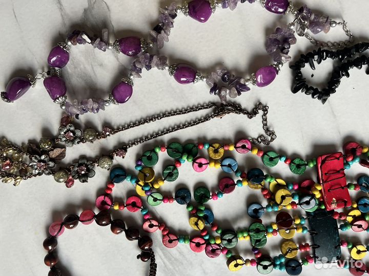 Бусы винтажные