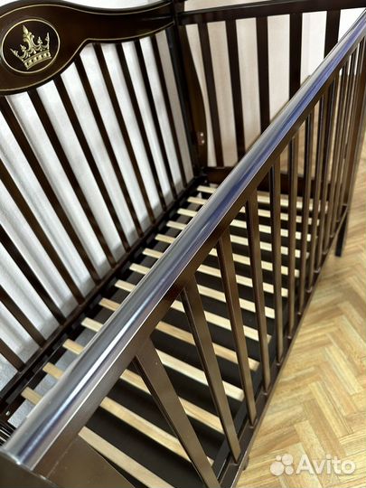 Кроватка детская из бука Baby Luce Умка маяткник