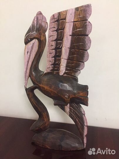 Птица, резьба по дереву. Ручная работа. Новая