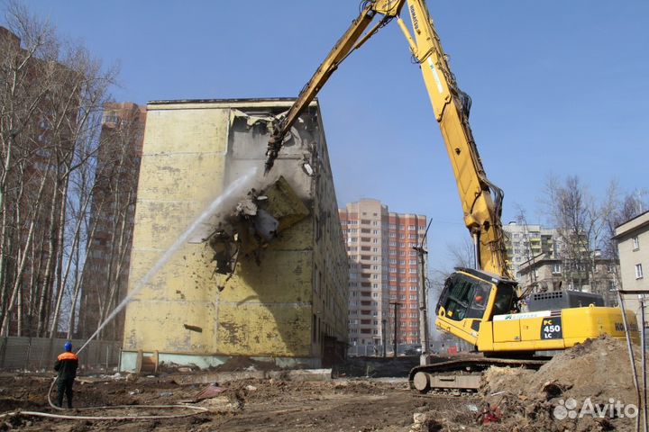 Демонтаж. снос. бесплатно