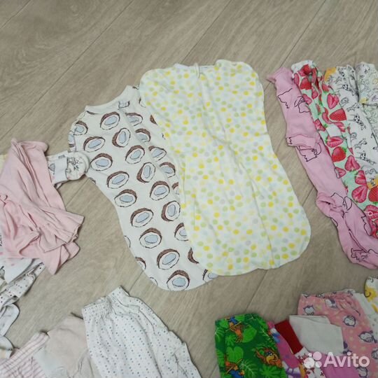 Детские вещи от 0 до 9 мес пакетом