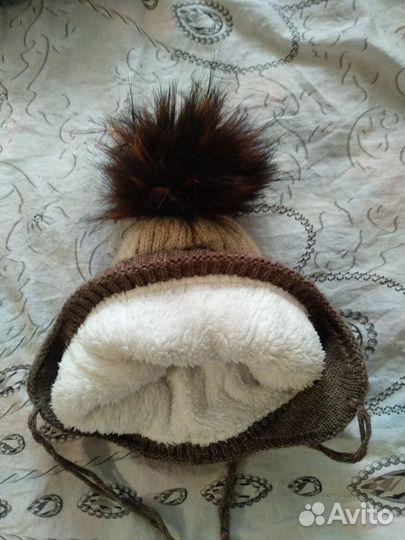 Шапка зимняя детская для мальчика