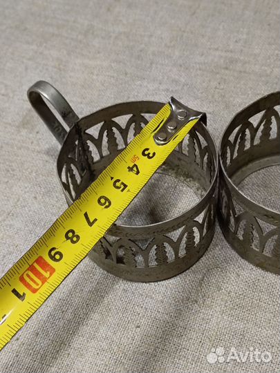 Два подстаканника СССР вместе одним лотом