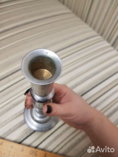 Подсвечник латунный 25 см