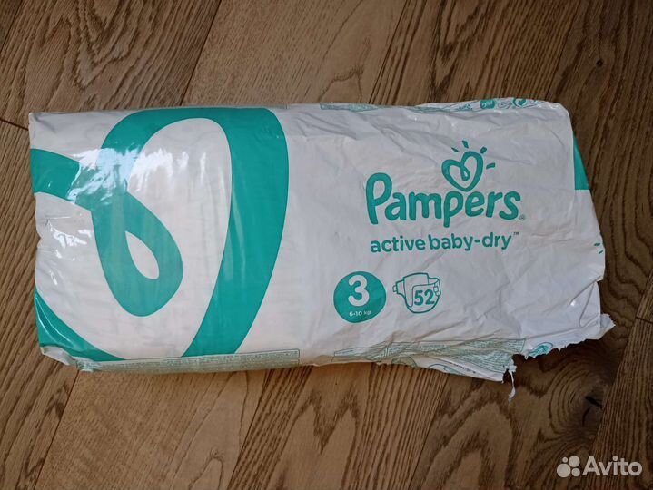 Подгузники Pampers #3 (6-10 кг) active baby-dry