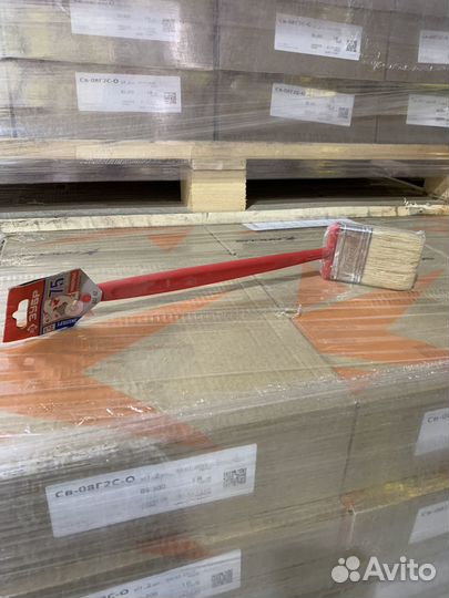 Кисть плоская зубр 