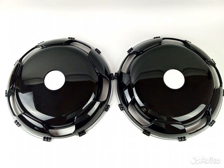 Грузовые колпаки 22.5 чёрные комплект 4 штуки
