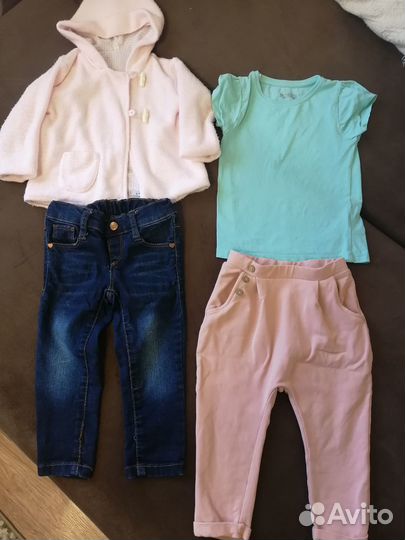 Вещи для девочки пакетом 86