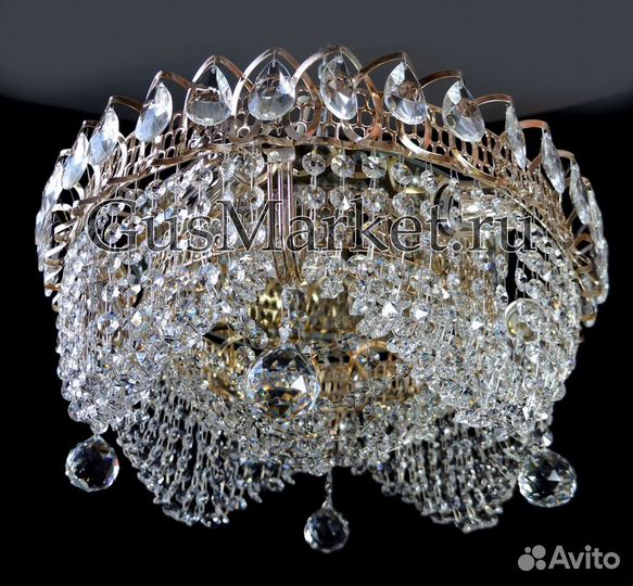 Люстра хрустальная 