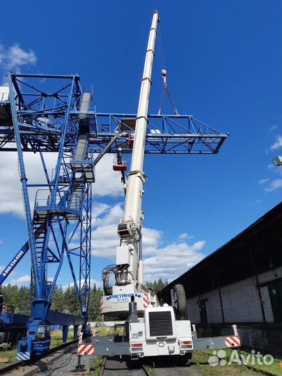 Аренда и услуги автокрана, 60 т, 50 м, с гуськом 15 м