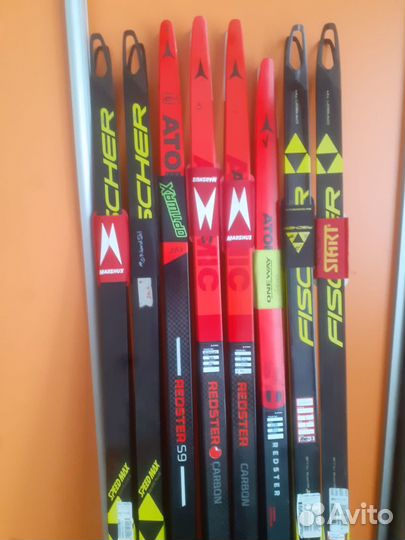 Лыжи fischer, atomic