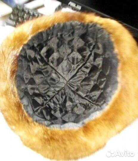 Шапка норковая женская