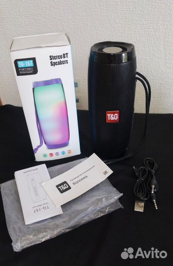 Колонка T&G TG157 led-подсветкой