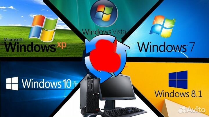 Windows 10 PRO/11/8.1/7/Vista/XP ключ Server ltsc