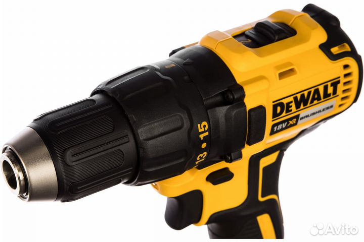 Бесщеточная дрель-шуруповерт dewalt 18.0 В XR DCD7