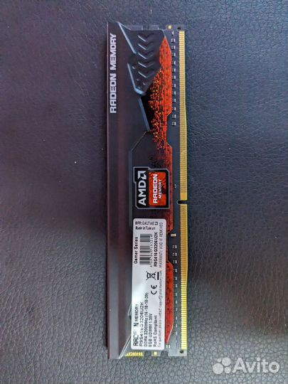 Память Dimm DDR4 8gb 3200 AMD Radeon R9