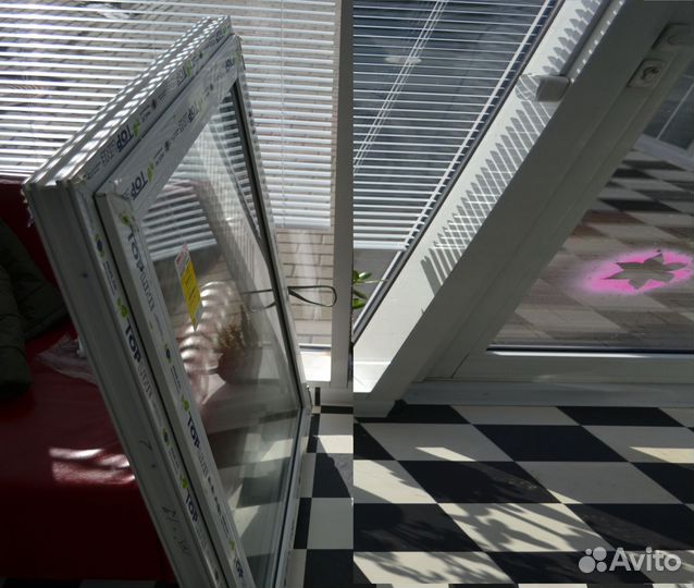 Готовые пластиковые окна 80х120