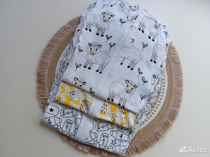 Пеленка кокон для новорождённых на молнии mjolk