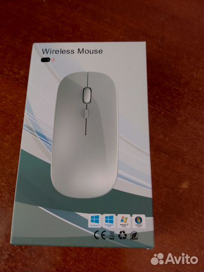 Беспроводная мышь, Bluetooth + USB, новая