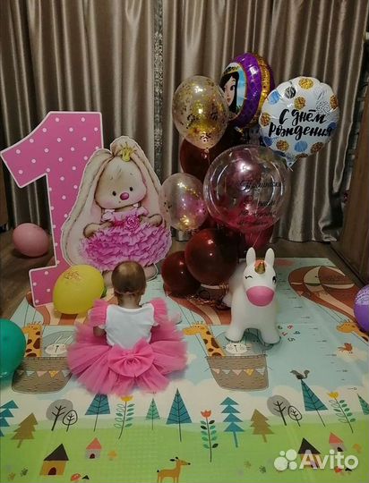 Прокат цифра 1 на годик