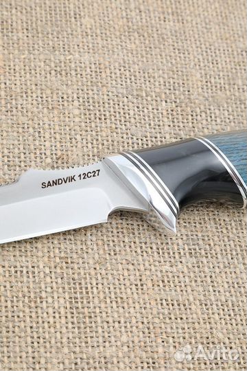 Нож Рыбак 2 Sandvik рукоять ясень стабилизированны