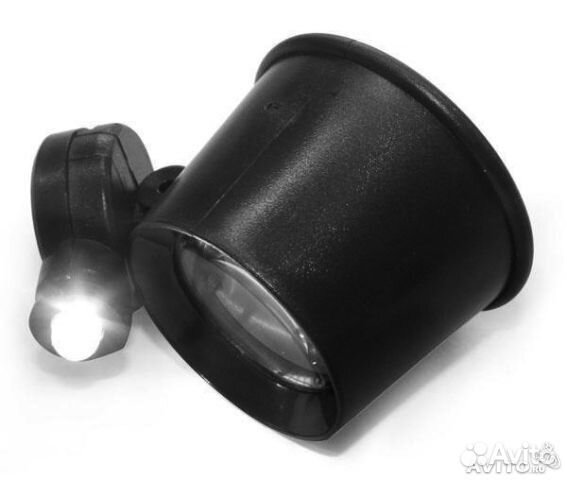 Лупа часовая 15x монокулярная с подсветкой (1 LED)