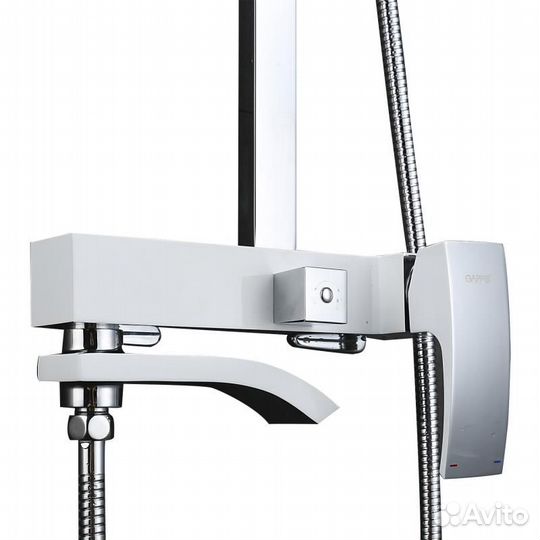 Душевая стойка Gappo G2407-8 белый/хром