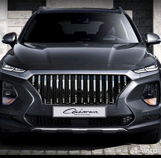 Hyundai Santa Fe тюнинг решетка радиатора