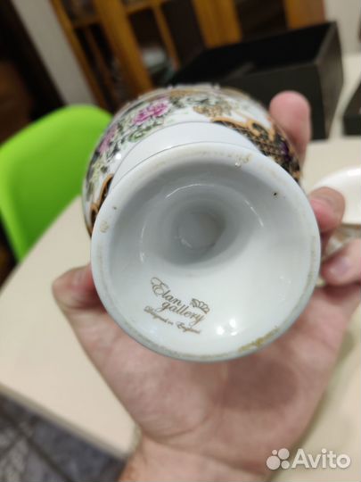 2 кружки и креманка/вазочка elan gallery