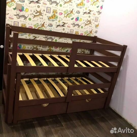 Детская выкатная кровать