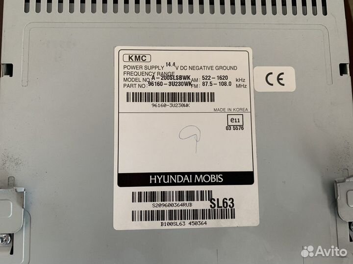 Штатная магнитола kia sportage 3