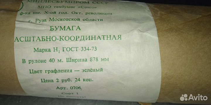 Бумага масштабно - координатная миллиметровка