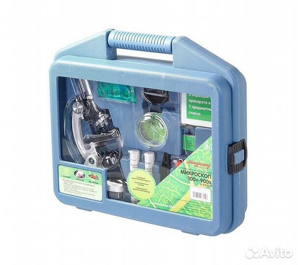 Микроскоп Микромед детский 100x-900x в кейсе